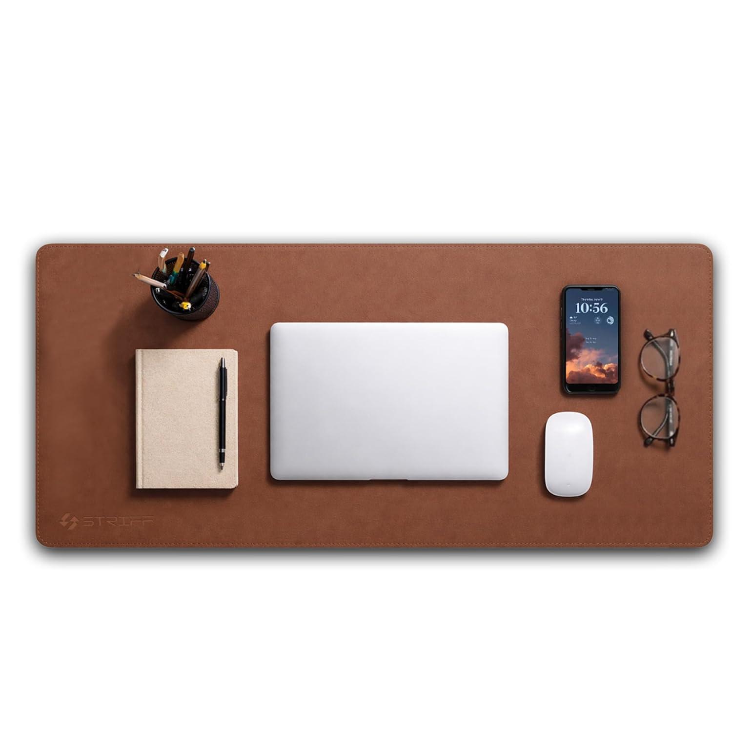STRIFF EliteMat Premium Vegan Leather Desk Mat (85 x 45 cm)